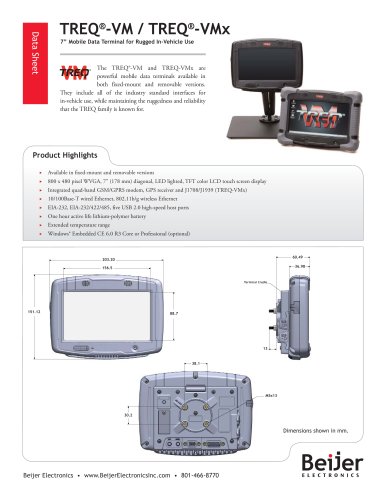 Powerful and Versatile TREQ-VM/VMx Data Sheet