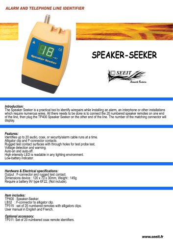 SPEAKER-SEEKER