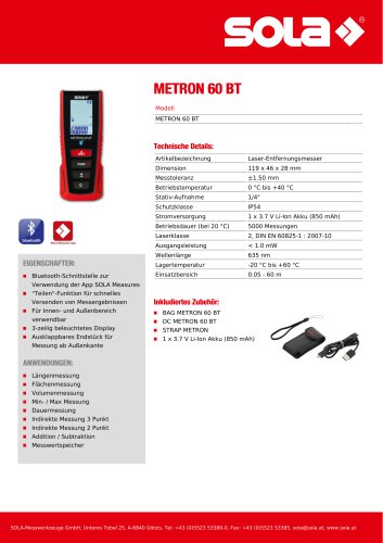 METRON 60 BT