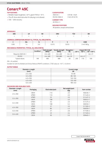 Conarc&reg; 49C