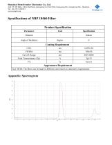 MemsFrontier  NBP 10560 Infrared Filter