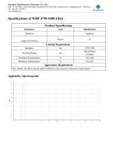 MemsFrontier  NBP 4700-5400 Infrared Filter