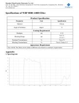 MemsFrontier  NBP 8000-14000 Infrared Filter