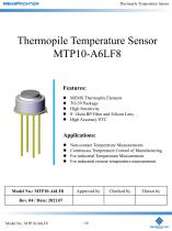 MemsFrontier Thermopile Temperature Sensor MTP10-A6LF8