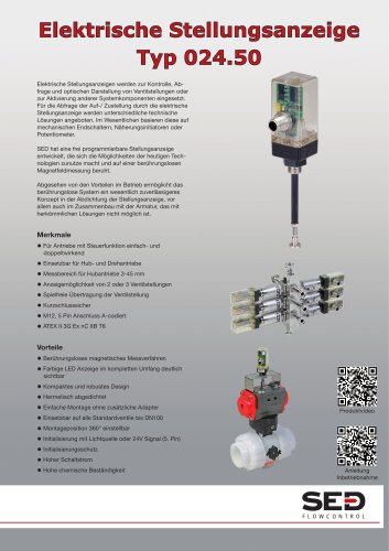 Elektrische Stellungsanzeige Typ 024.50