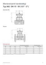 Membranventile Metall für industrielle Anwendungen - 17