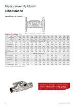 Membranventile Metall für industrielle Anwendungen - 8