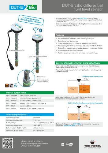 DUT-E 2Bio fuel level sensor