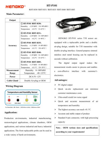 Humidity Sensor Probe HT-P101