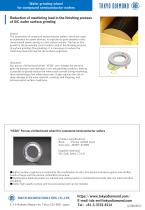 Vitrified bond diamond grinding wheel for compound semiconductor wafer (Fine)