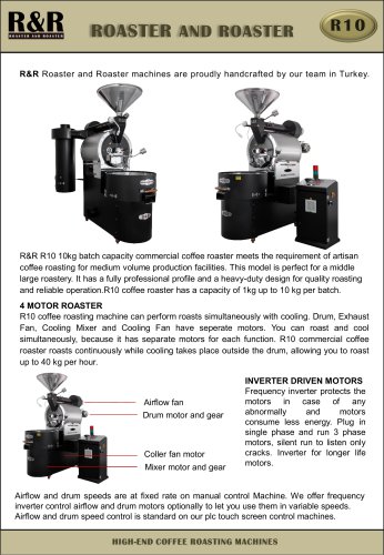 R10 10kg coffee roaster