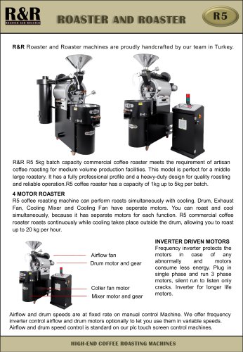 R5 5kg coffee roaster