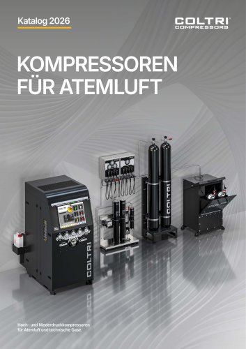 KOMPRESSOREN F&Uuml;R ATEMLUFT