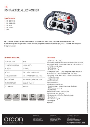 Produktdatenblatt T5