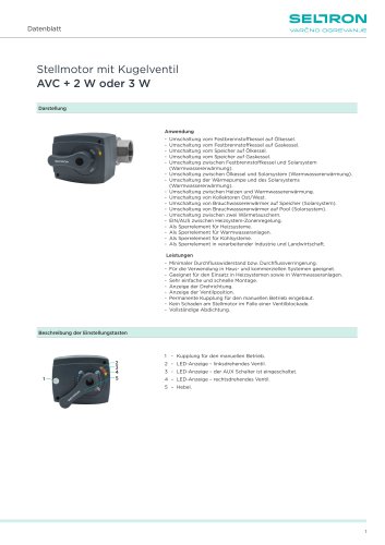 AVC + 2 W oder 3 W