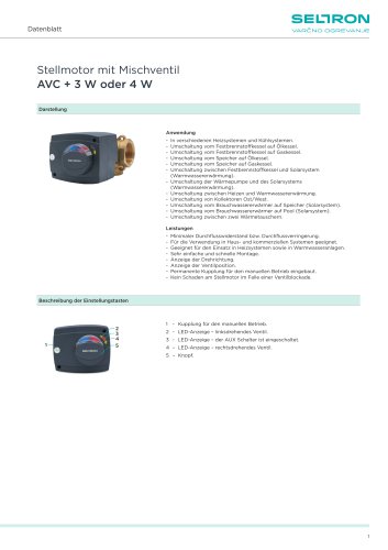 AVC + 3 W oder 4 W