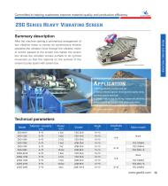 Heavy vibration screen machine