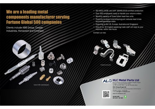 Metal parts manufacturing