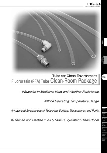 Fluororesin (PFA) Tube Clean-Room Package