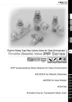 Throttle (Needle) Valve PP Series