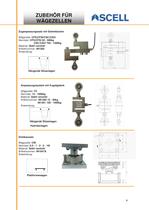 ZUBEHÖR FÜR  WÄGEZELLEN - 4