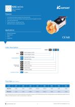 KAS Peristaltic Pump Data Sheet