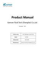 KLP100 Diaphragm Pump Product Manual