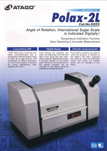 Atago - Polarimeter Polax-2L 