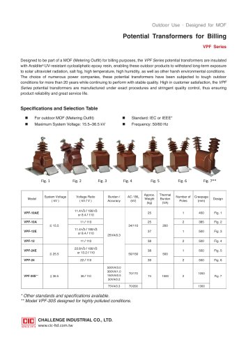 outdoor type voltage transformer