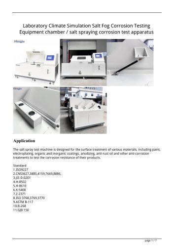 Laboratory Climate Simulation Salt Fog Corrosion TestingEquipment chamber / salt spraying corrosion test apparatus