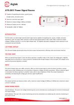 ATG-2031 Power Signal Source