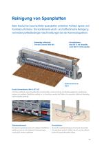 Effiziente Oberflächenreinigung für Platten, Panele und Laminat (Plattenfertigung und Möbelindustrie) - 9