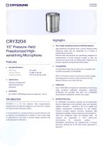 CRY3204 Measurement Microphone