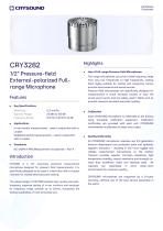 CRY3282 Measurement Microphone