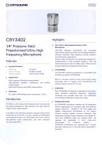 CRY3402 Measurement Microphone