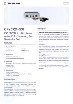 CRY3721-S01 Ear Simulator Set