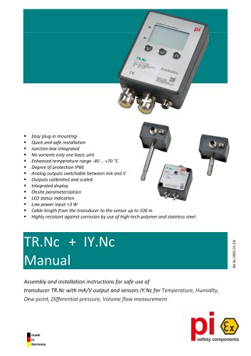 TR.Nc + IY.Nc Manual