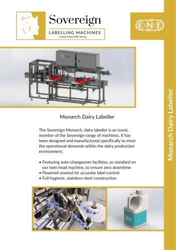 Monarch Dairy Labeller