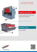 Hydraulic press brakes CPN CNC PCN