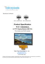 Product Specification Model:TTX043HHS-01 4.3″TFT Display Module (480*272)