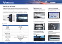 Solar simulation test chamber SB/UV/A