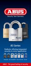 83 Series Padlocks offering integrated security in every application