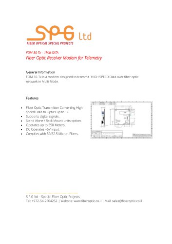 FOM-30-Tx – 1MM-SATA