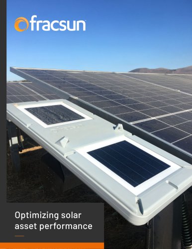 Fracsun PV Soiling Monitoring Brochure