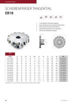 Scheibenfräser tangential EB18 EN18
