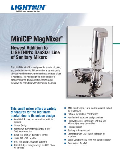 LIGHTNIN MiniCIP Mixer