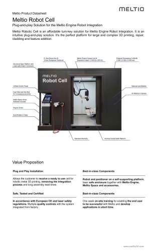 Meltio Robot Cell