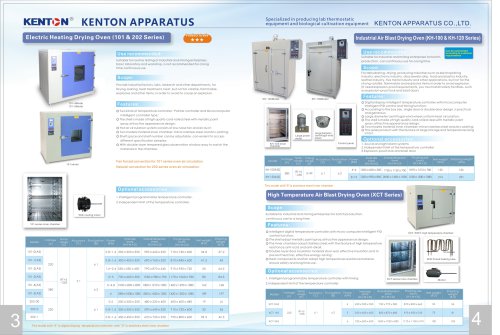 Drying Oven-101&102 Series-KH 100&120 Series