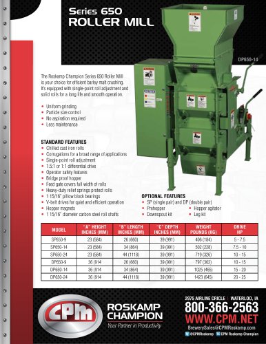 Roller Mill 650