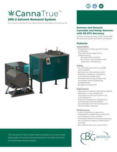 SRS-2 Solvent Removal System